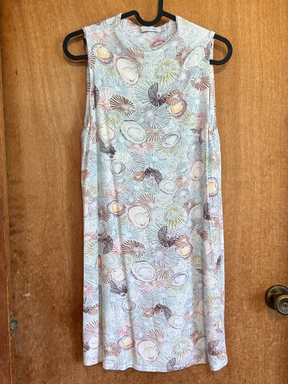 Kulua Maui Tank Dress Sleeveless Tunic Opihi Print